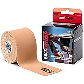 RockTape Go Gentle Adhesive Pre-Cut Kinesiology Tape (Beige)