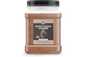 Birch & Meadow 1 lb of Dutch Cocoa Powder, Cookies & Cakes, Chocolate Flavor