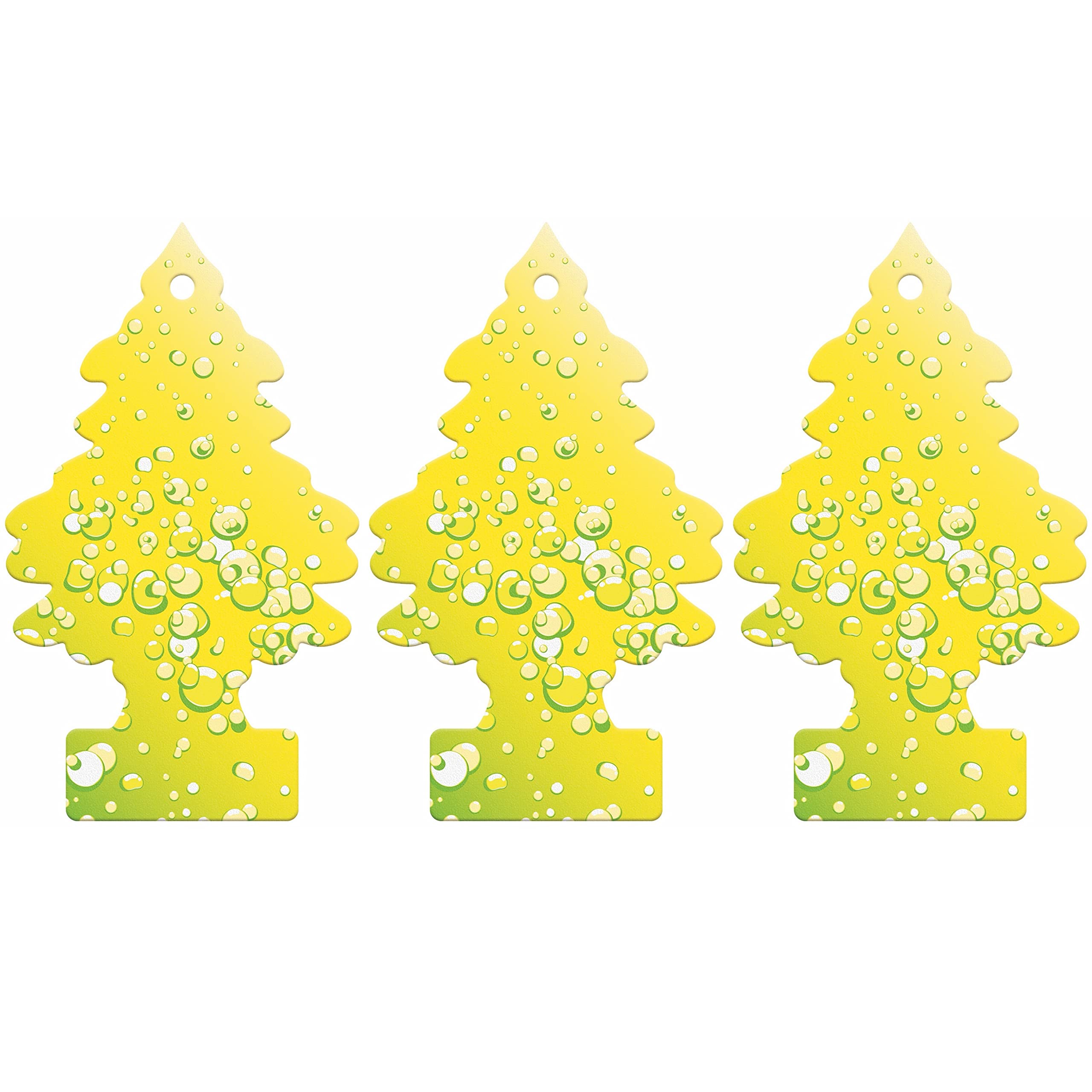 Little Trees Air Freshener Tree LTZ073 Sherbet Lemon Fragrance For Car Home Boat Caravan - Triple Pack