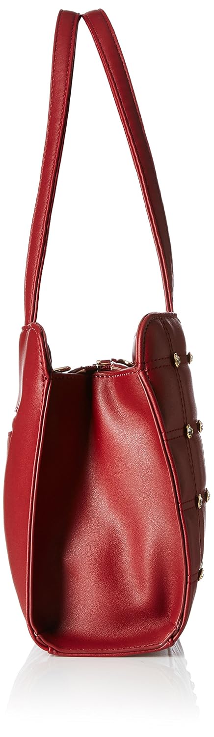 caprese grenda women's satchel (dark red)
