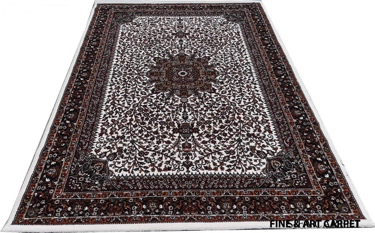 Buy MIRZAPUR Carpets Kashmiri Design Persian Silk, Carpet for Living