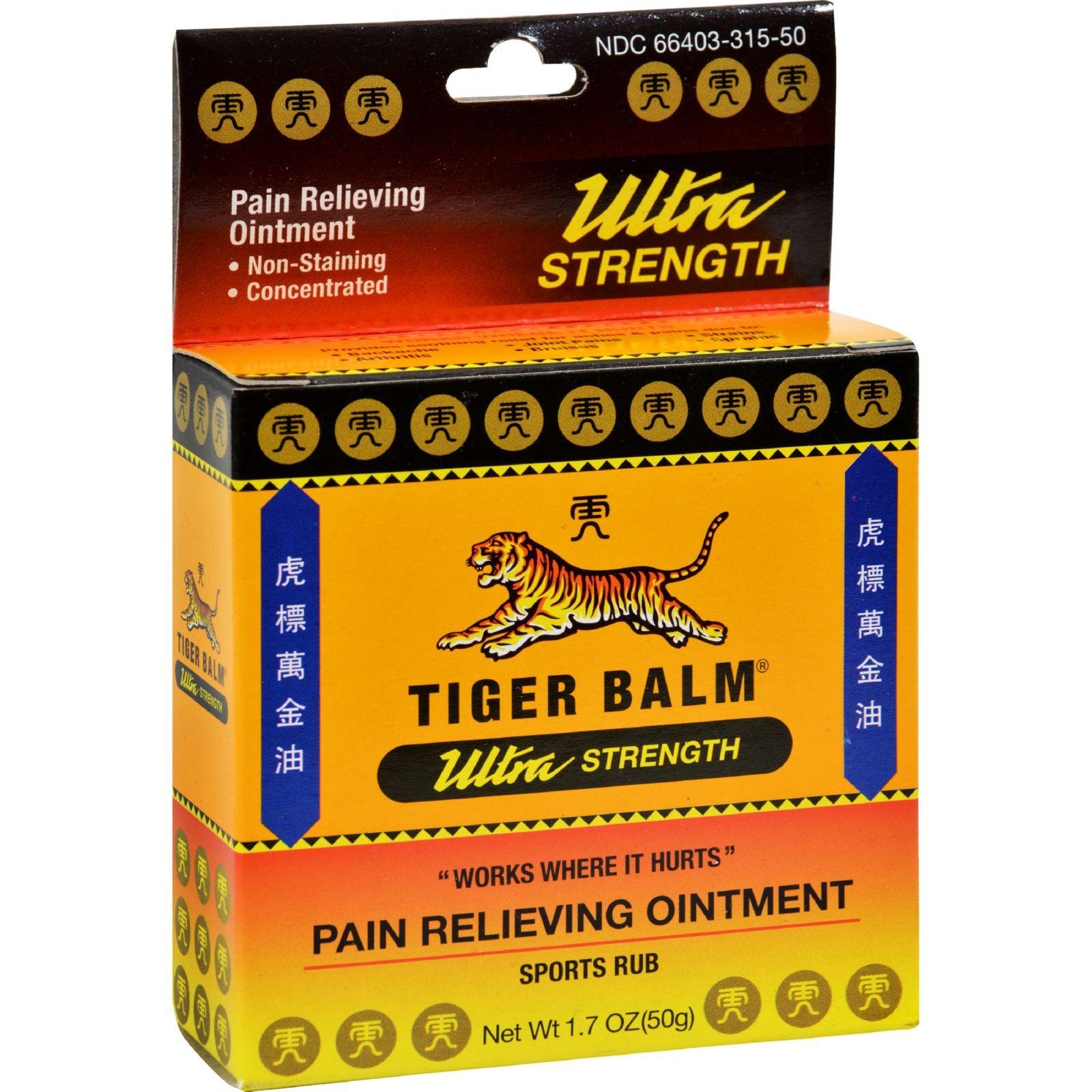Amazon.com : Tiger Balm Ultra Strength Pain Relieving Ointment Non