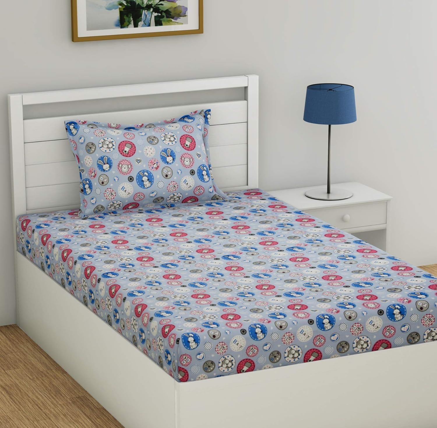 single bed in nursery