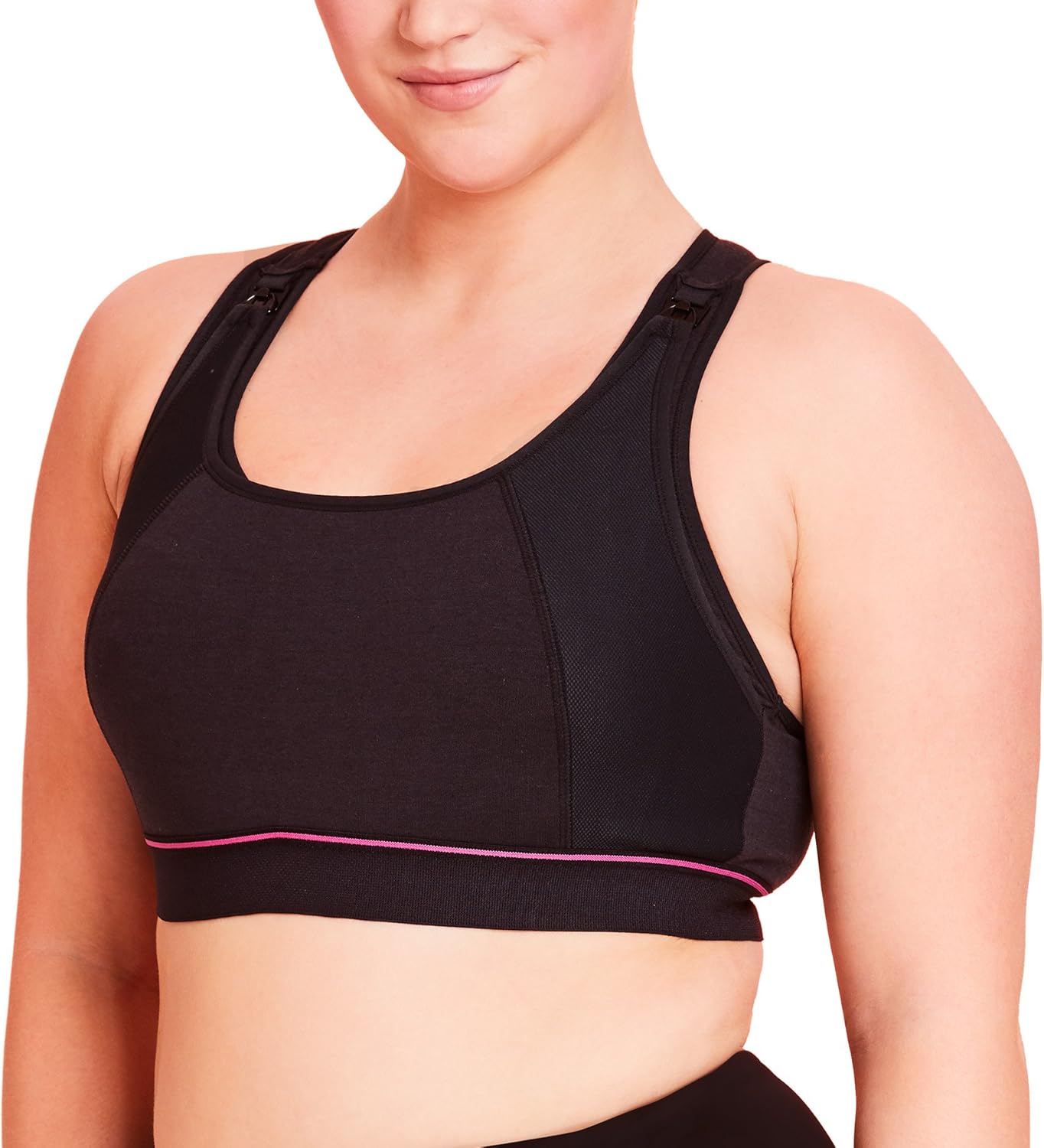 La Leche League Women's Wireless Nursing Sports Bra High Impact Support Nursing Bra at  Women’s Clothing store