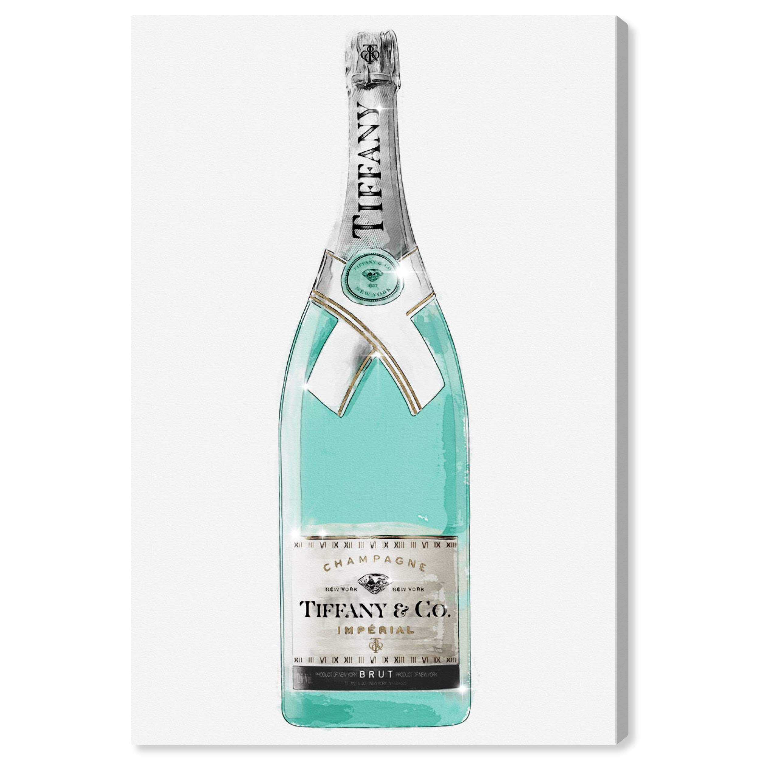 Photo 1 of Oliver Gal 'Priceless Champagne' The Fashion Wall Art Decor Collection Modern Premium Canvas Art Print