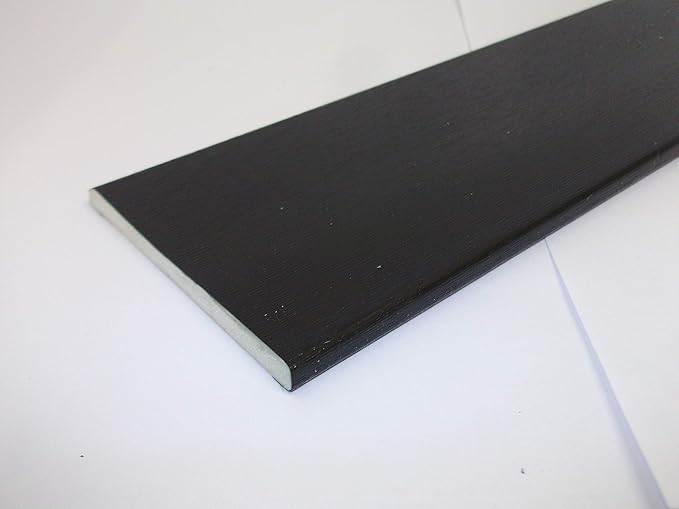 Innovo 30mm Black Ash 375mm Length PVC UPVC Window Flat Trim Architrave