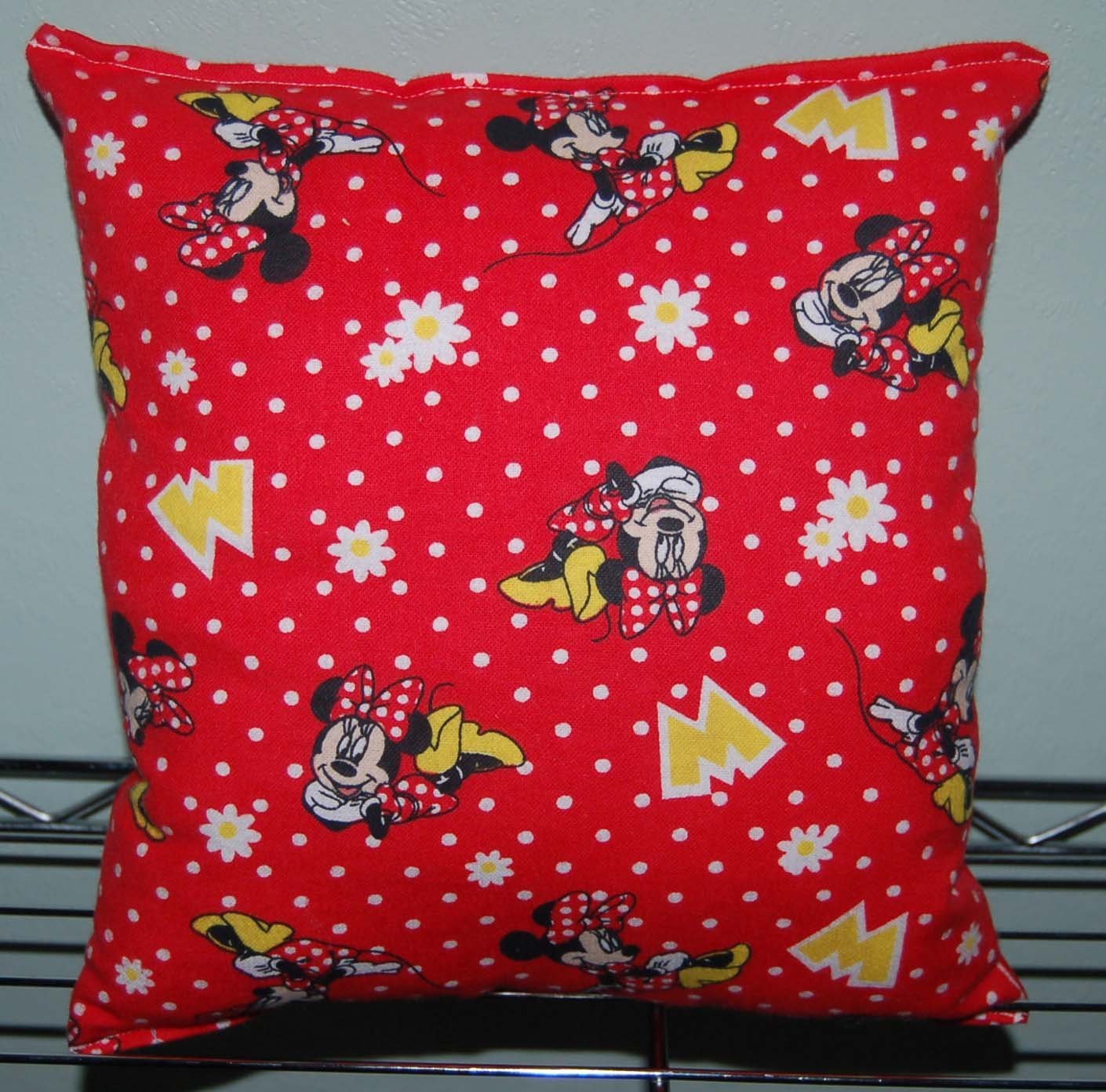 Minnie Mouse Bow Pillow Minnie Flannel Pillow HANDMADE In USA Amazon