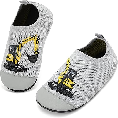 VOLHAL Hausschuhe ​Kinder Mädchen Junge Barfussschuhe Pantoffeln Lauflerns chuhe​Rutschfest ​Kindergarten für Atmungsaktive​Weich Kleinkinder Schuhe ​Unisex