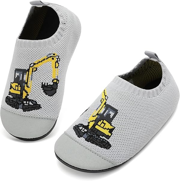 VOLHAL Hausschuhe ​Kinder Mädchen Junge Barfussschuhe Pantoffeln Lauflerns chuhe​Rutschfest ​Kindergarten für Atmungsaktive​Weich Kleinkinder Schuhe ​Unisex