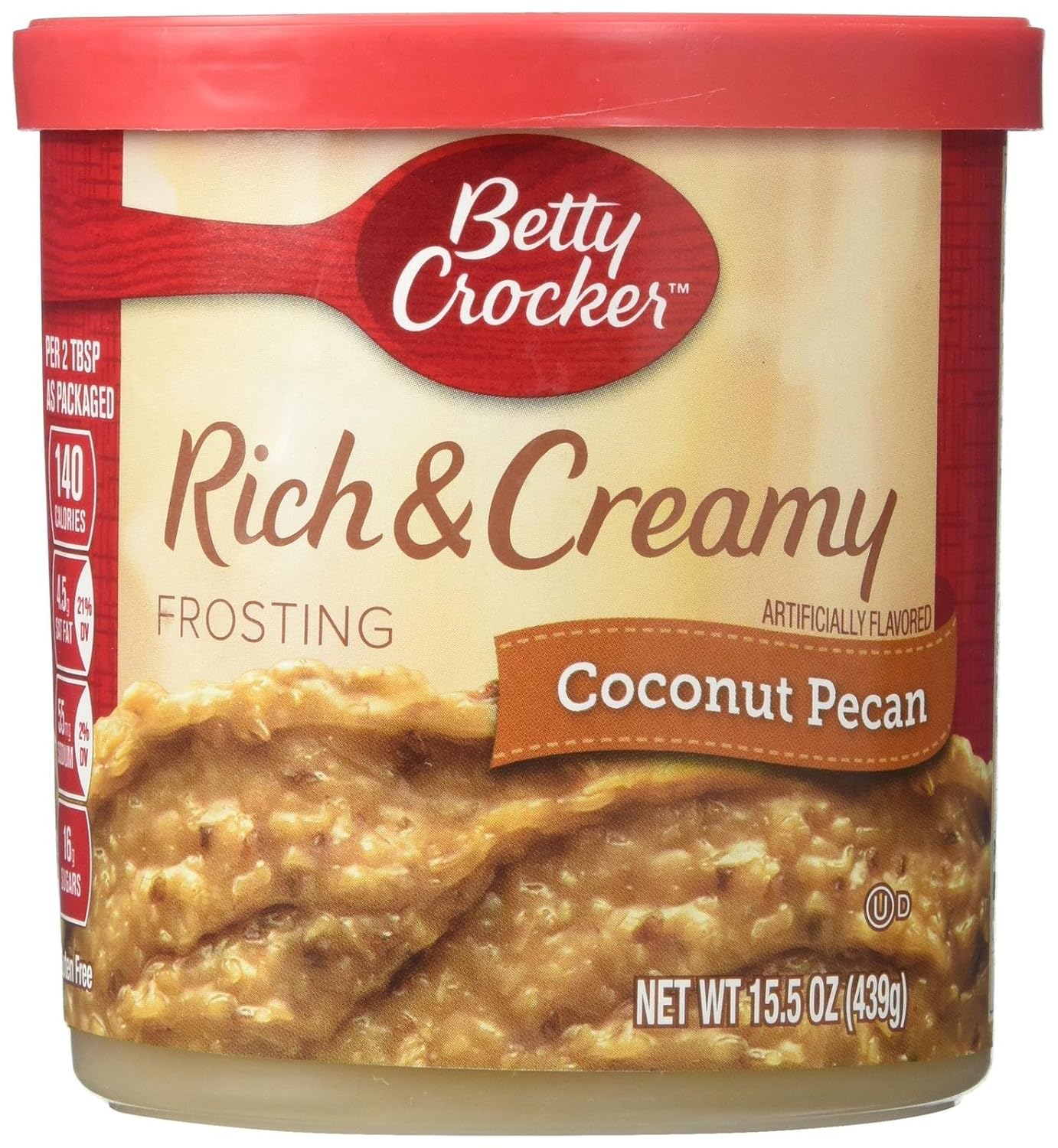 Betty crocker Rich&creamy frosting Coconut pecan 15.5oz (016000448049)