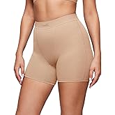 INLYRIC Women's Boxer Briefs Cotton High Waisted Boy Shorts Underwear 5" Inseam Stretch Boxer Shorts