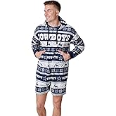 FOCO NFL unisex-adult Nfl Team Logo Pajamas One Piece Onsie