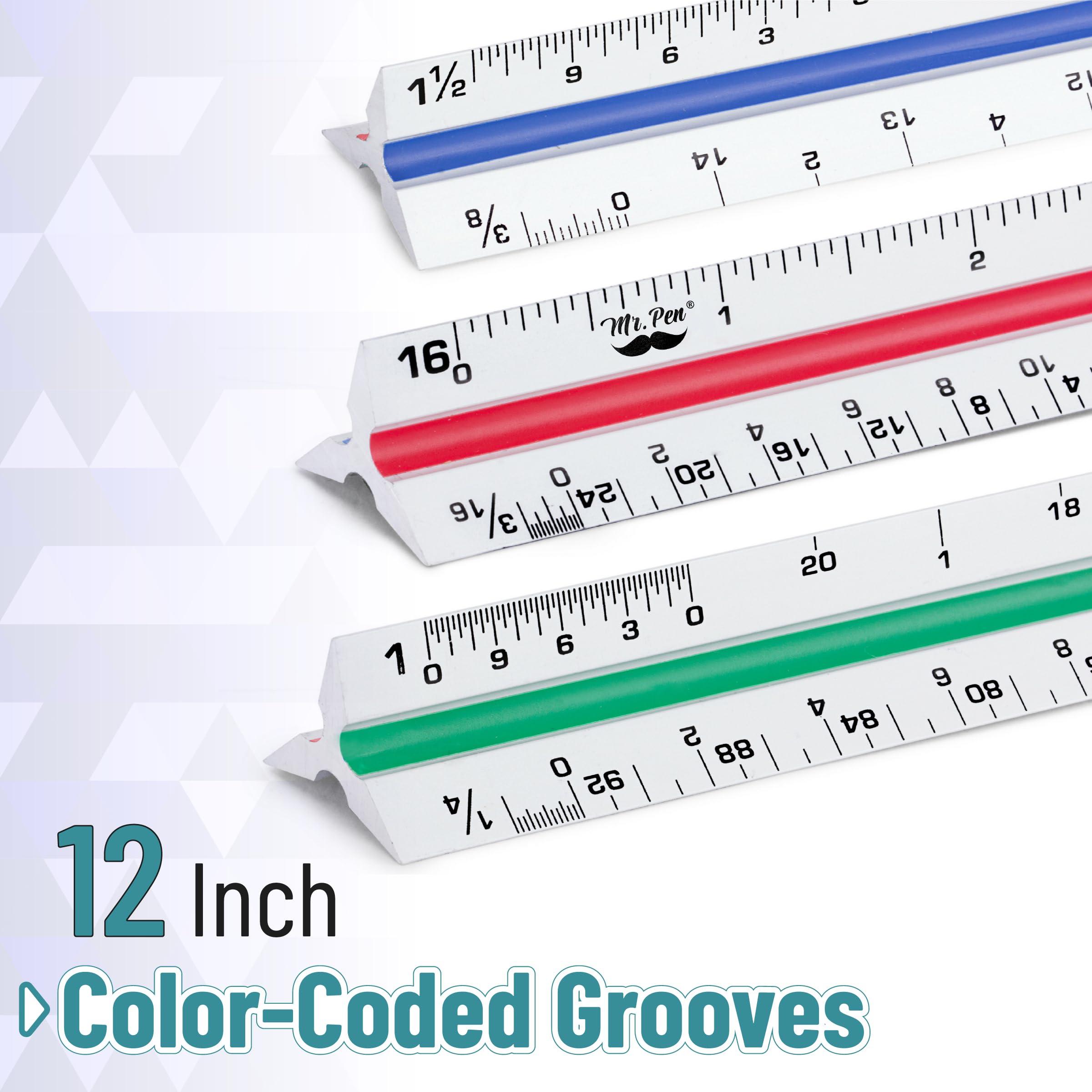 Mua Mr. Pen Architectural Scale Ruler, 12 Inch, White, Contractor's ...