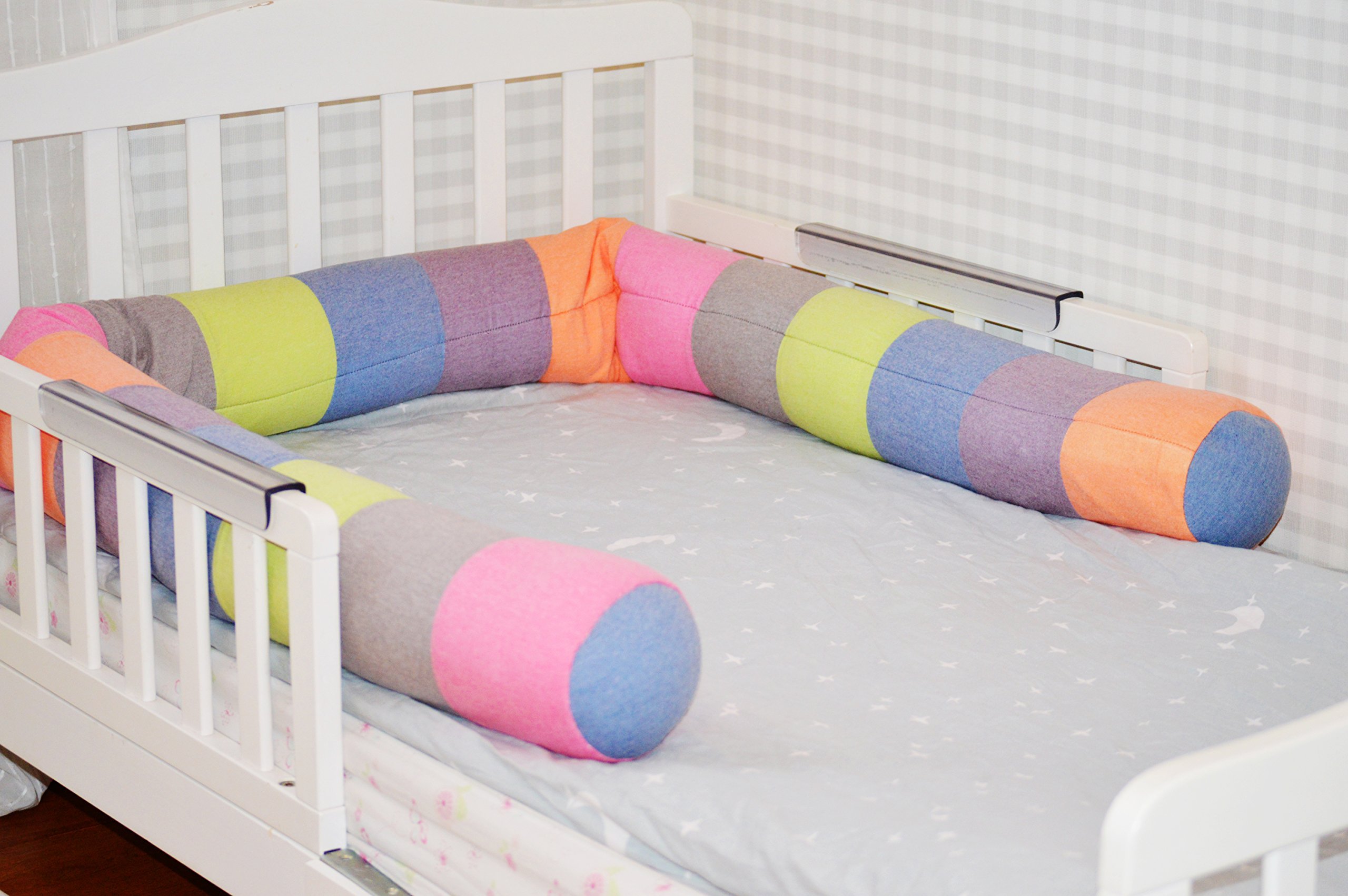 iOBaby Bumper Snake, 79" Crib Bumper, Crib Pillow, Junior Bed Sleep