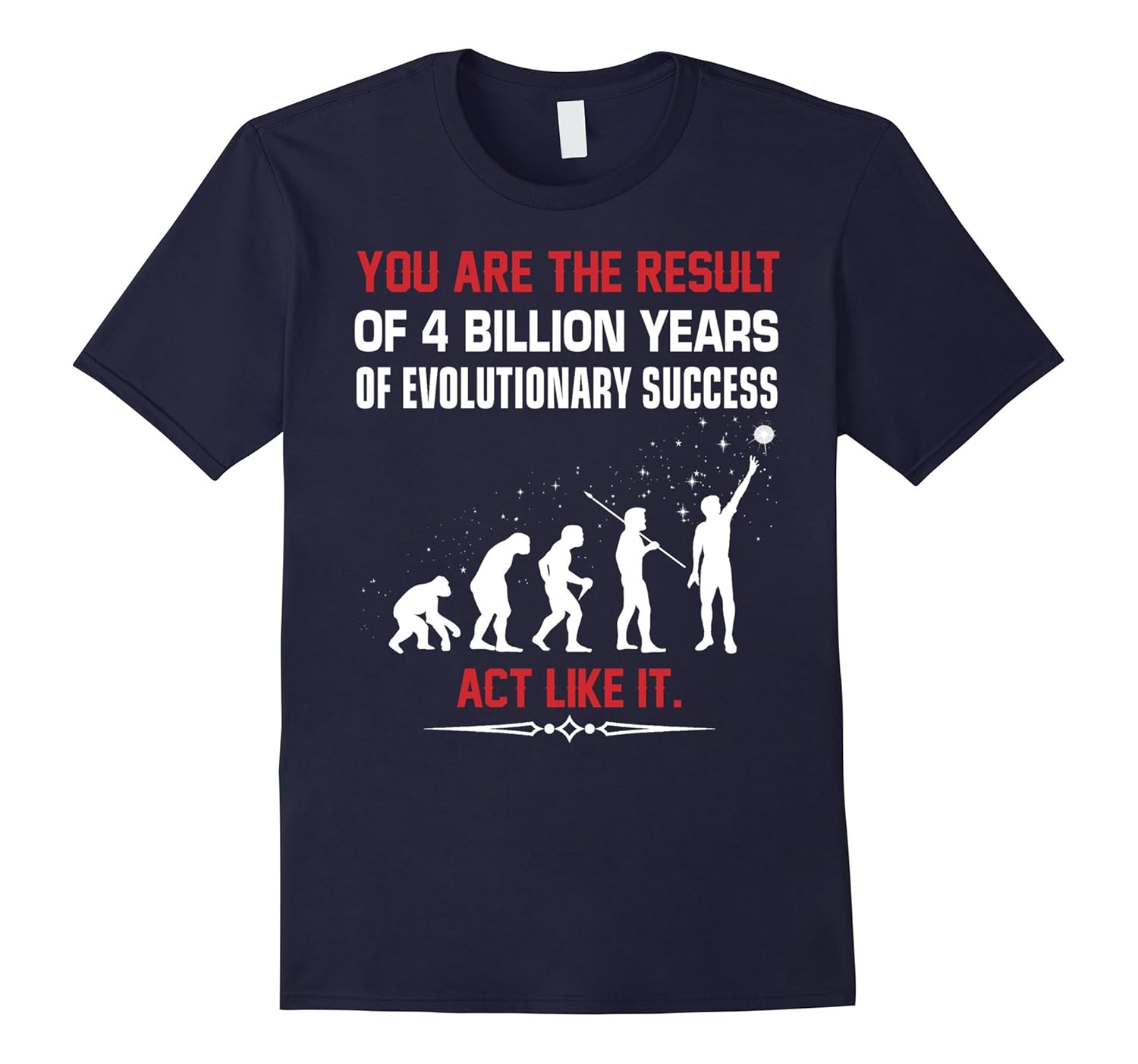 You are the result of 4 billion years of Evolution Success-ANZ