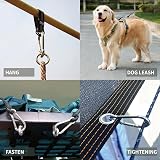 Pubiao 4 Pack Locking Carabiner 304 Stainless Steel M6 Heavy Duty 60mm view 7