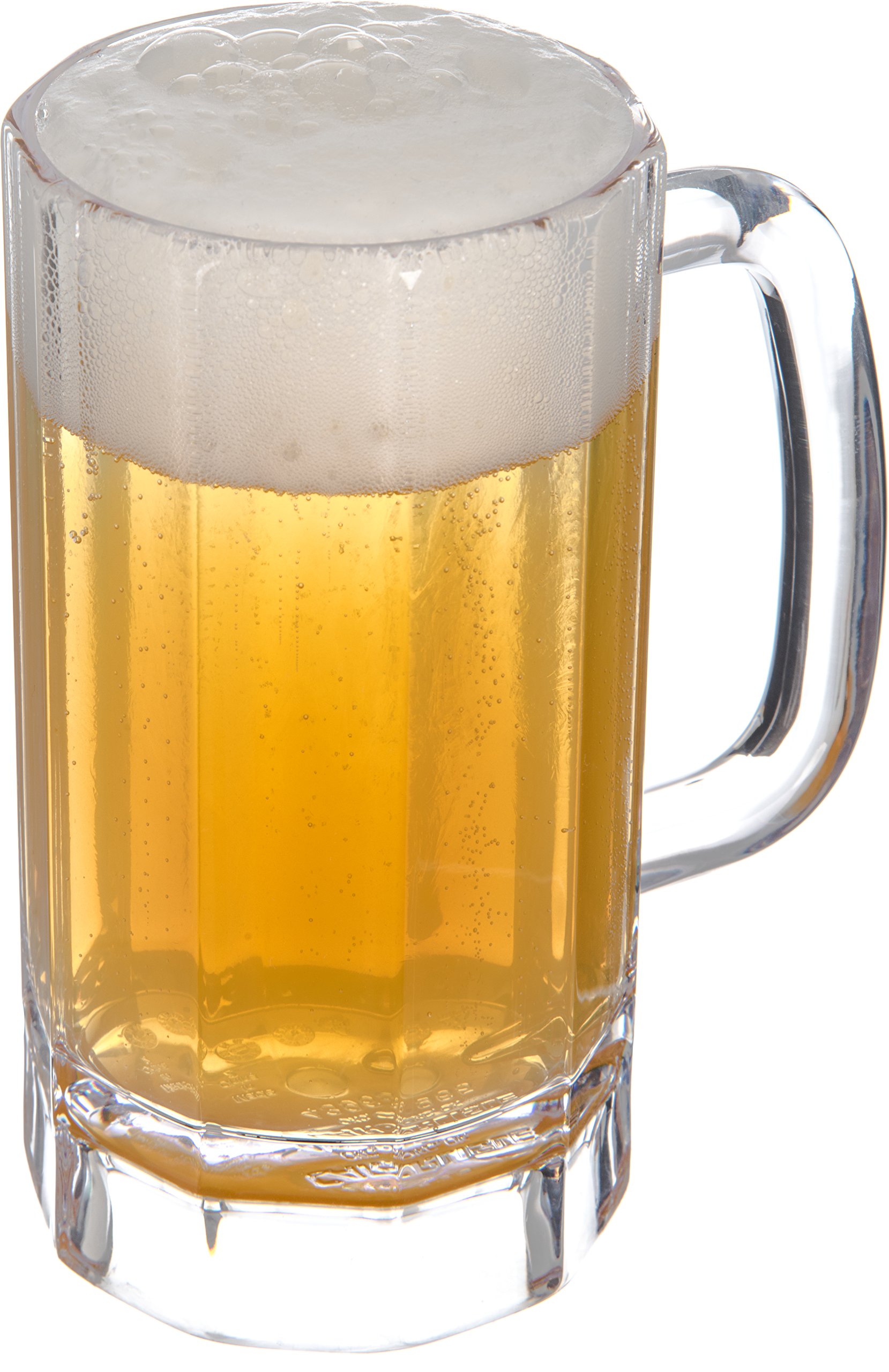 Carlisle 4396507 Lexington Plastic bar Mug, Polycarbonate, Clear set of 6