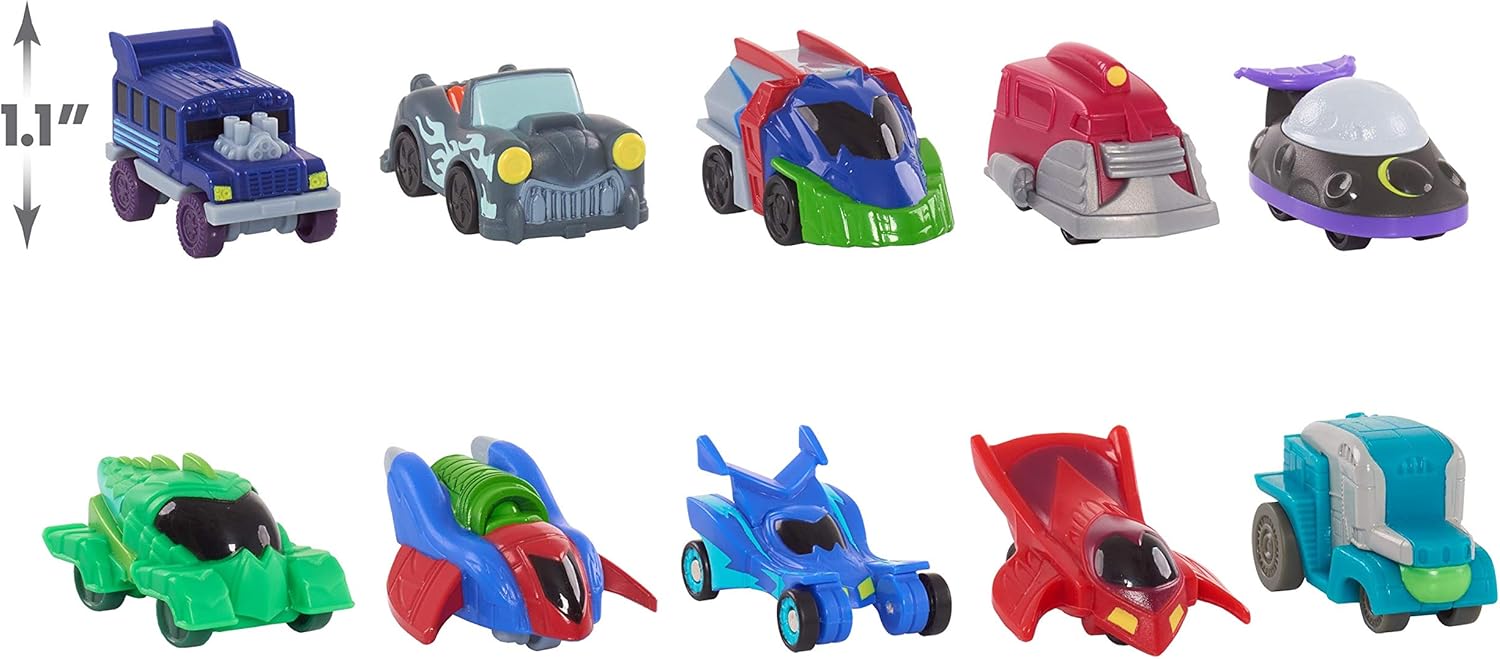 Time Night Masks PJ Micros Set Vehicle Deluxe Cars, Trucks, Boats