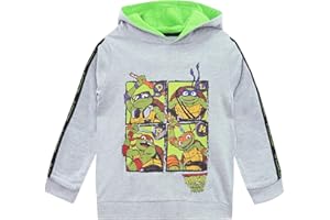 TEENAGE MUTANT NINJA Turtles Boys Hoodie | Leonardo, Donatello and Michelangelo Boys Sweater | Official TMNT Merchandise