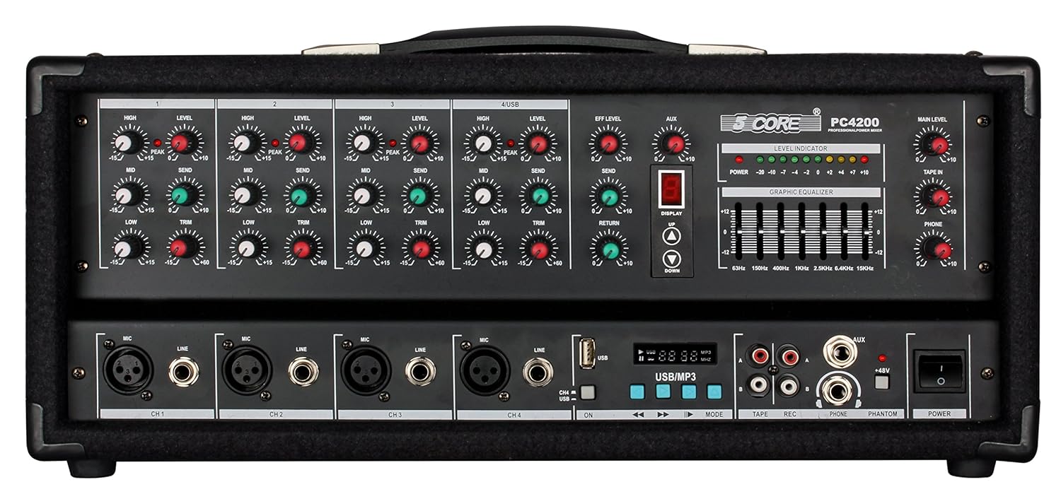 5 core 1500 watt amplifier