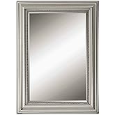 Stuart Square Mirror in Silver