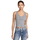 AMO Women's Crop Rib Tank