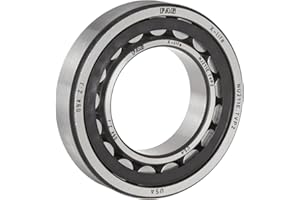 FAG NJ206E-TVP2-C3 Cylindrical Roller Bearing, Single Row, Straight Bore, Removable Inner Ring, Flanged, High Capacity, Polya