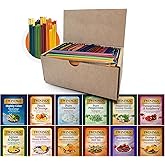 Twinings 48 Tea Bags Herbal Variety Pack – 12 Herbal Flavors with 20 Honey Sticks, Perfect Tea Gift Set for Any Occasion