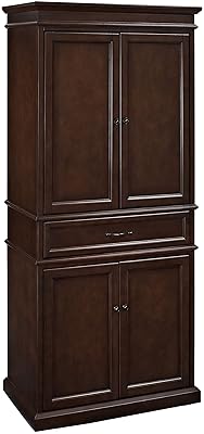 Crosley Furniture CF3100-MA Parsons Pantry Cabinet, Vintage Mahogany