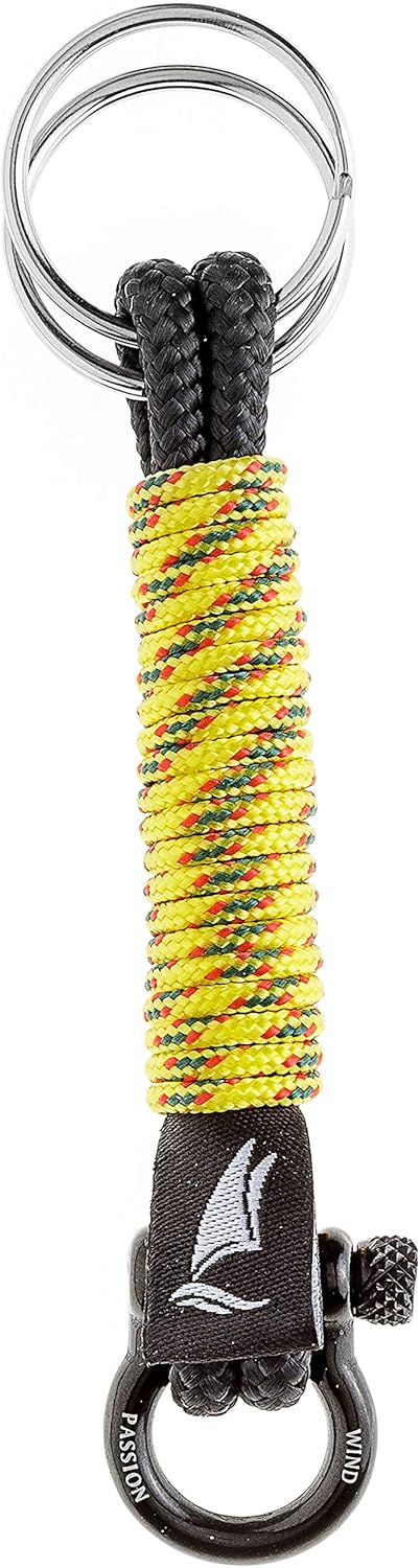 Wind Passion - Paracord Nautical Keychain for Men & Women Who Love Adventures, Golden Sun, Single size