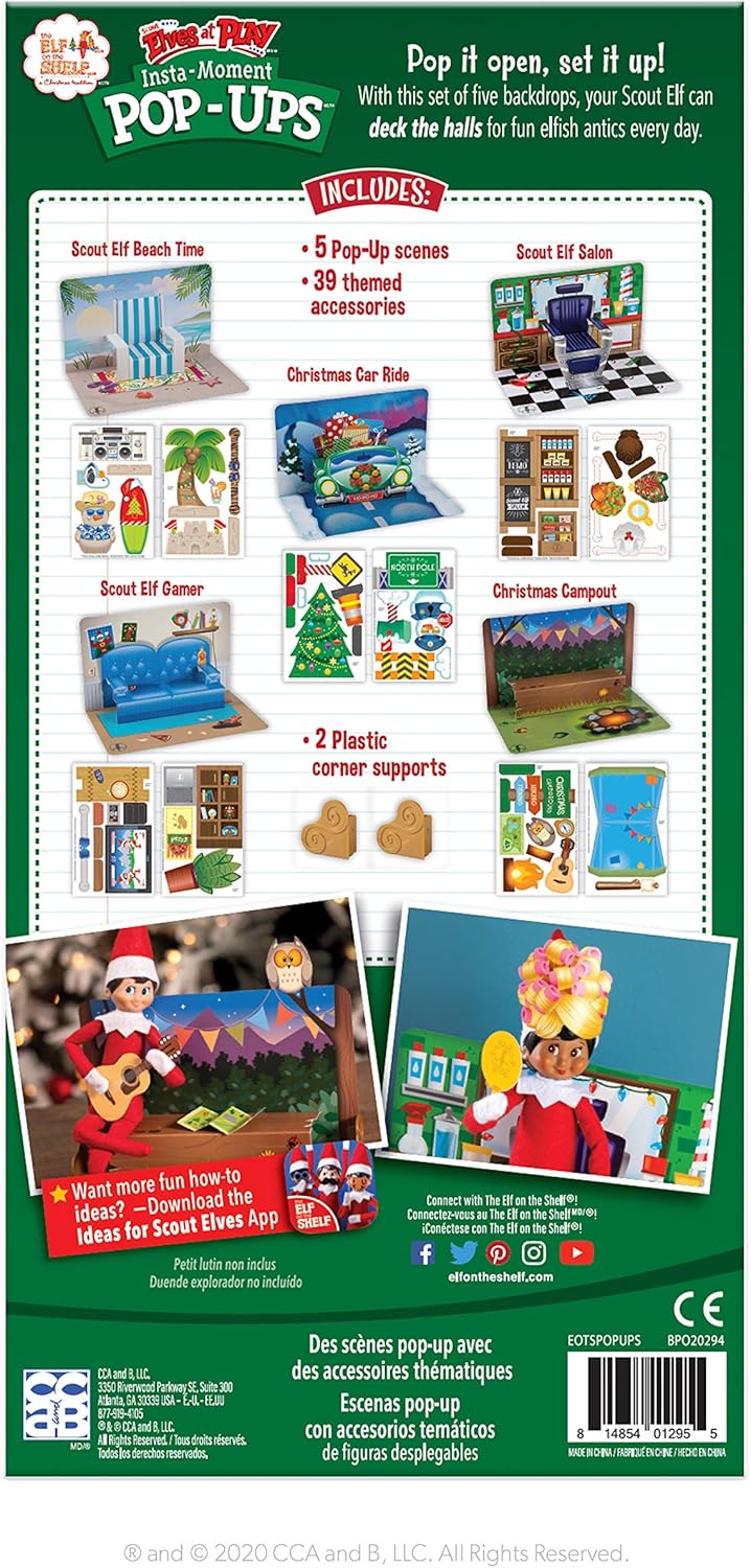 Amazon Com The Elf On The Shelf Insta Moment Pop Ups Toys Games