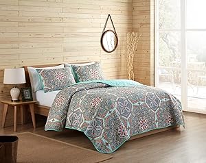 VCNY Home Yara 3-Piece Reversible, King, Multi