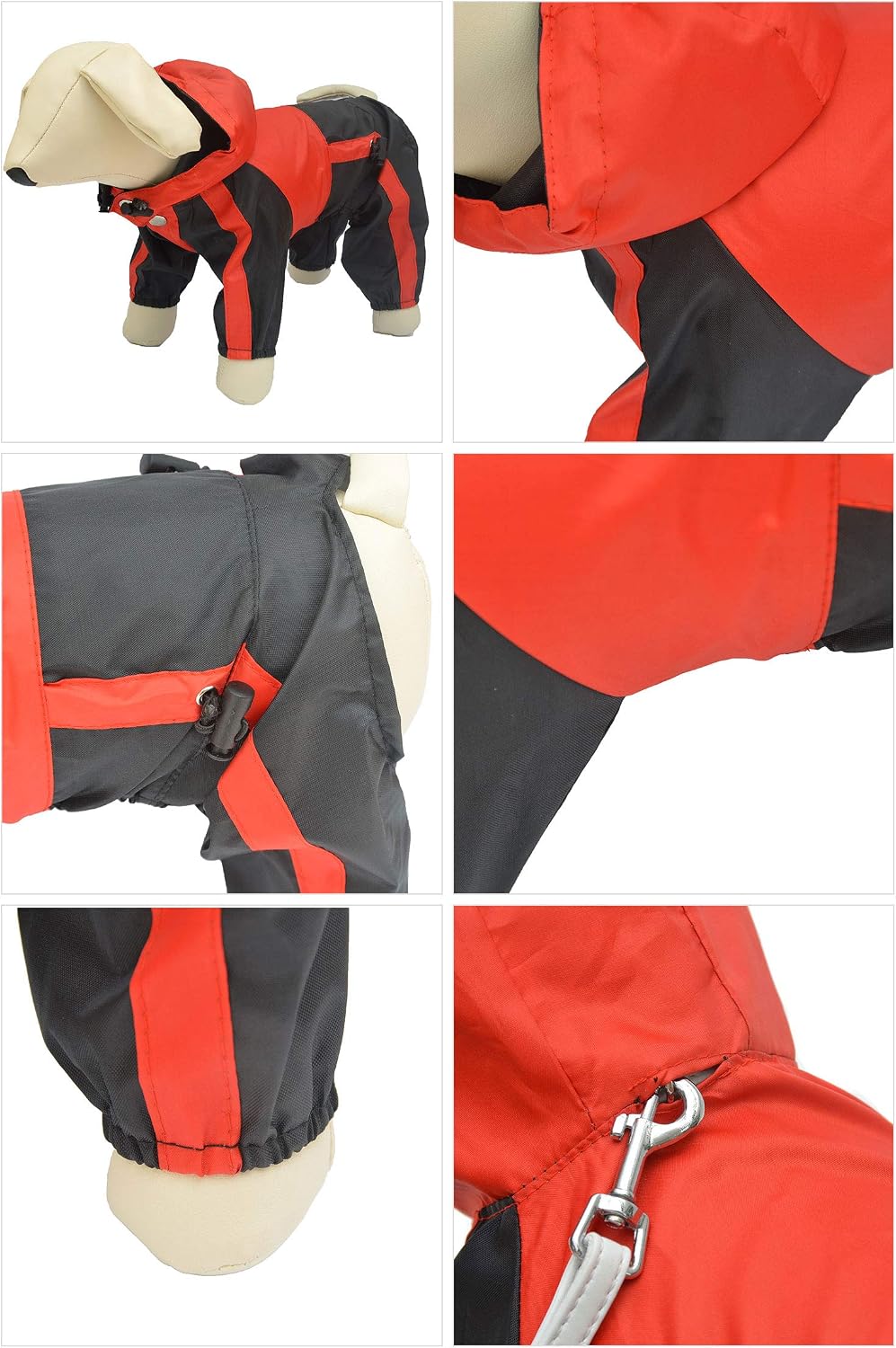 Lovelonglong Welsh Corgi Dog Hooded Raincoat - Image 4