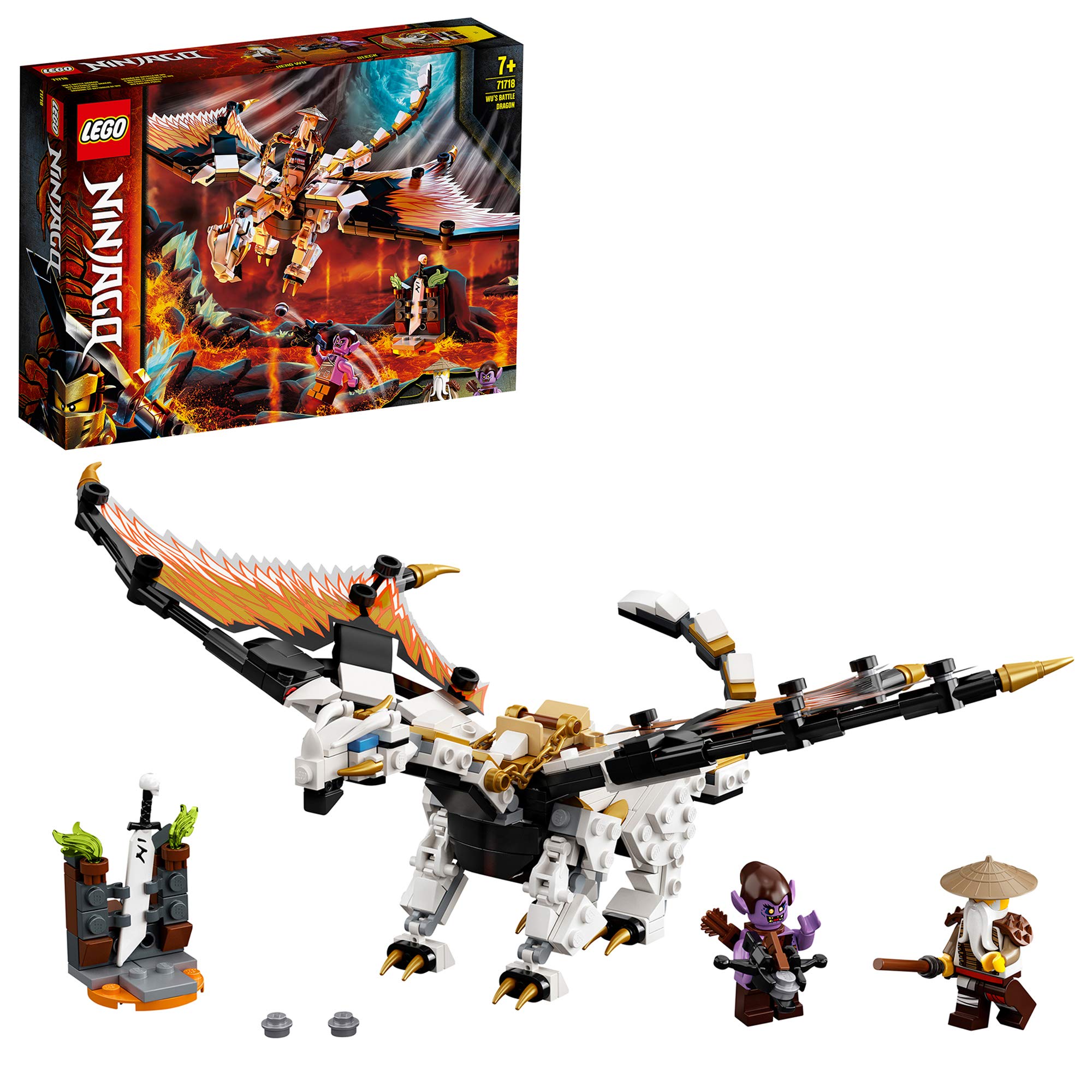 Lego Ninjago Wu S Battle Dragon Toy With Master Wu Gleck Minifigures Buy Online In Morocco At Desertcart Ma Productid