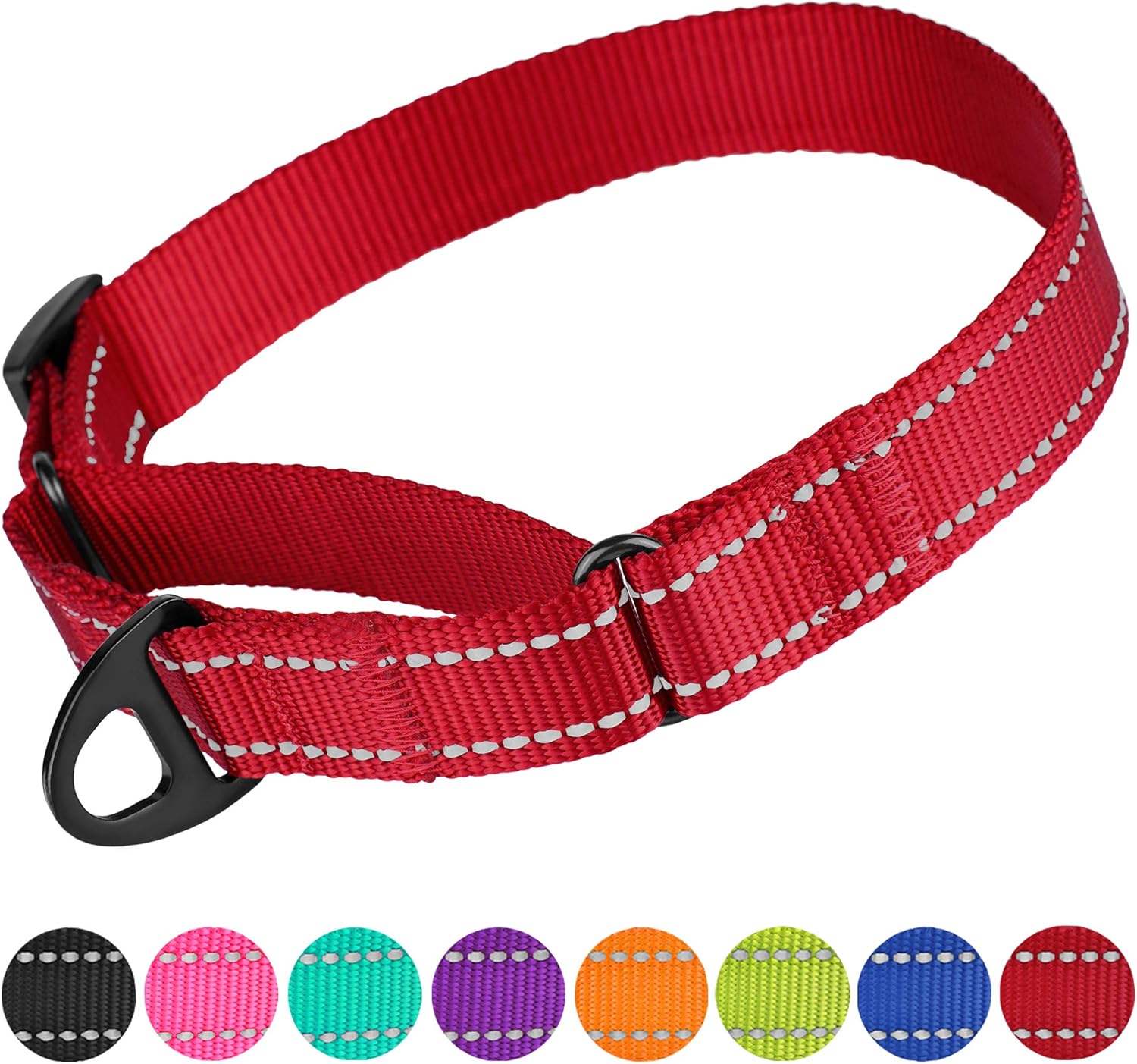 CollarDirect Reflective Martingale Dog Collar Nylon