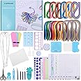 Quilling Kit with 1860 Paper Strips 39cm/54cm and Quilling Tools Like Quilling Pen Slotted Tool Paper Rolling Electric Pen Template Board Quilling DIY Tool Grid Guide Paper Design Drawings Scissors