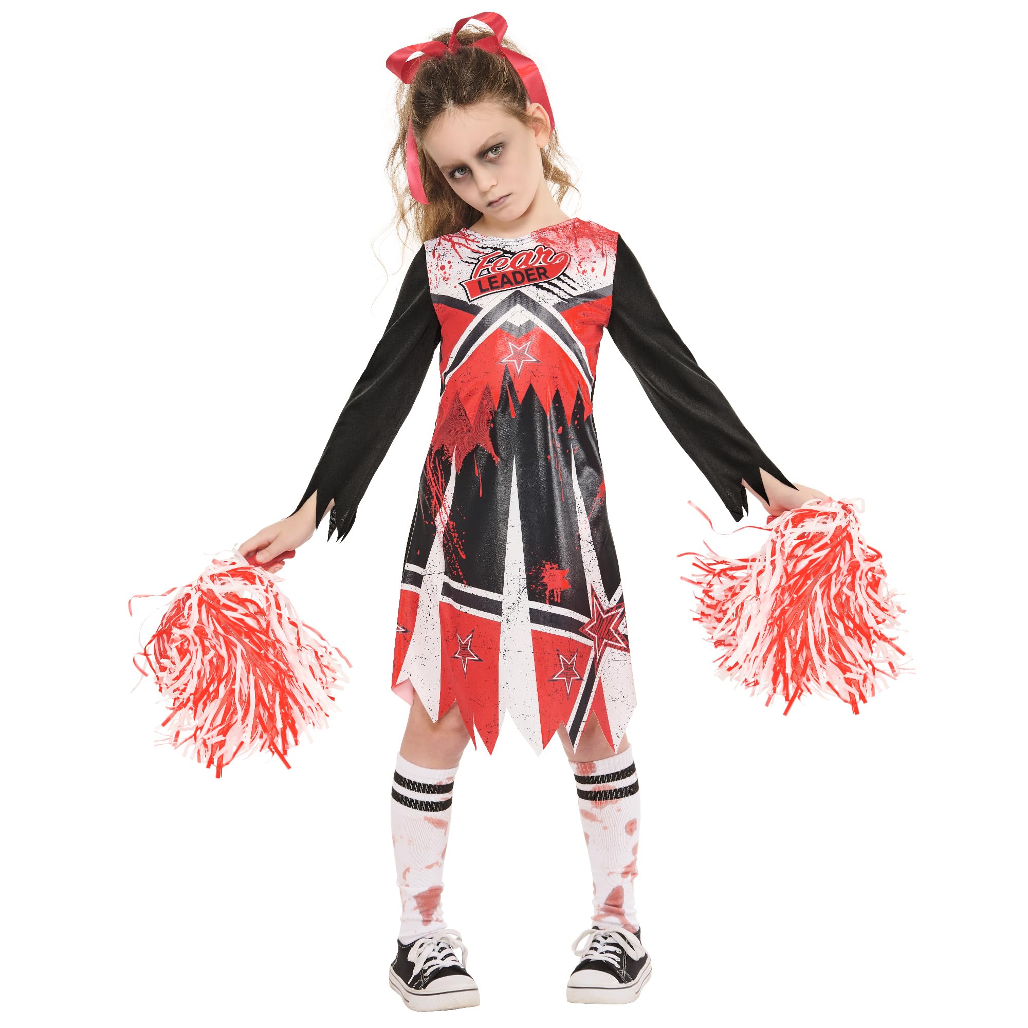 Rubies Official Zombie Cheerleader, Child's Fancy Dress, Size 7-8 Years Halloween