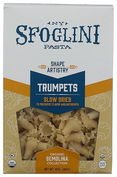 SFOGLINI—ORGANIC DURUM SEMOLINA TRUMPETS—MADE WITH TRADITIONAL TECHNIQUES &...