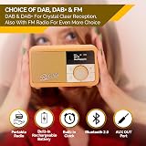 Roberts Revival Petite2 FM/DAB/DAB+ Digital Radio with Bluetooth Sunburst Yellow view 6