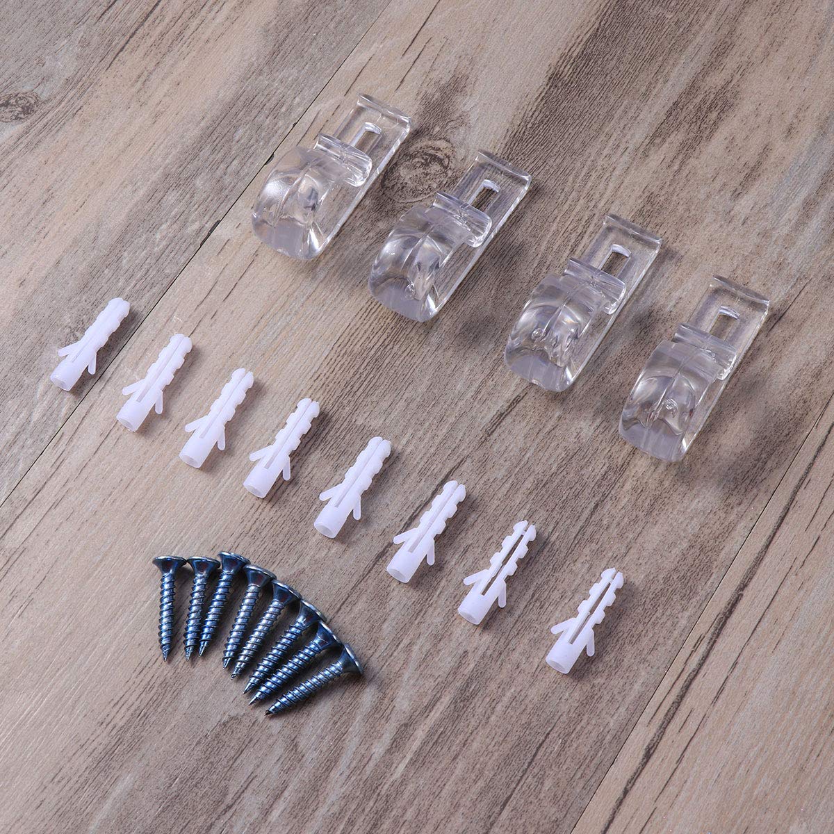 Decorative Shower Curtain Hooks Home Vosarea Set Curtain Hook Blinds