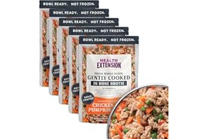 Health Extension Gently Cooked Chicken & Pumpkin Dog Food, Human-Grade & Shelf-Stable with Superfoods, Supports Digestion, Immunity, Skin & Coat, 9 oz Pouch (Pack of 5)