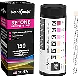 150 Ketone Test Strips with Free Keto Guide eBook & Free APP. Urine Test for Ketosis on Ketogenic & Low-Carb Diets. (Extra-Lo