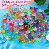GSrenyu 150Pcs Luminous Mini Resin Animals 24 Styles Glow in the Dark view 3