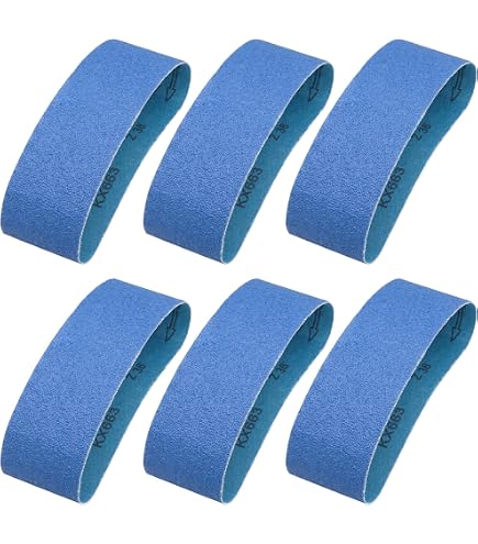 10-Pack 3x21 Inch Sanding Belts - 36 Grit, Aluminum Oxide | Coarse Belt Sander Paper For Wood, Metal
