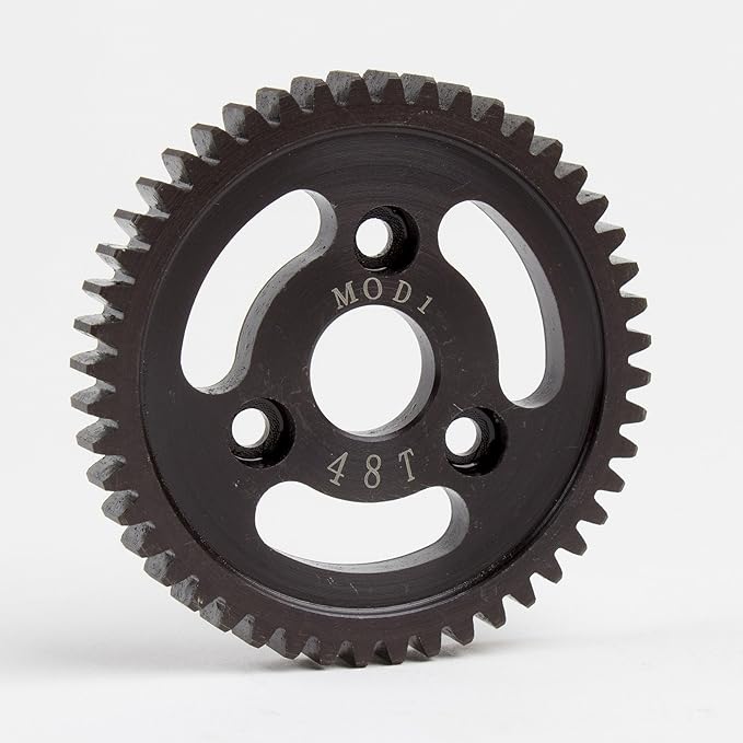 48T Mod1 Hardened Steel Spur Gear for RC Cars Quantity=1 PC