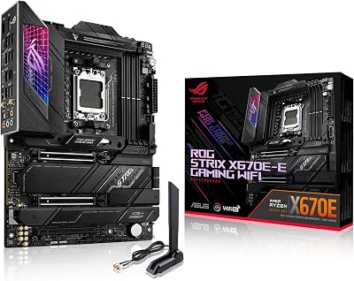 ASUS ROG Strix X670E-E Gaming WiFi AMD AM5 ATX Motherboard 18+2