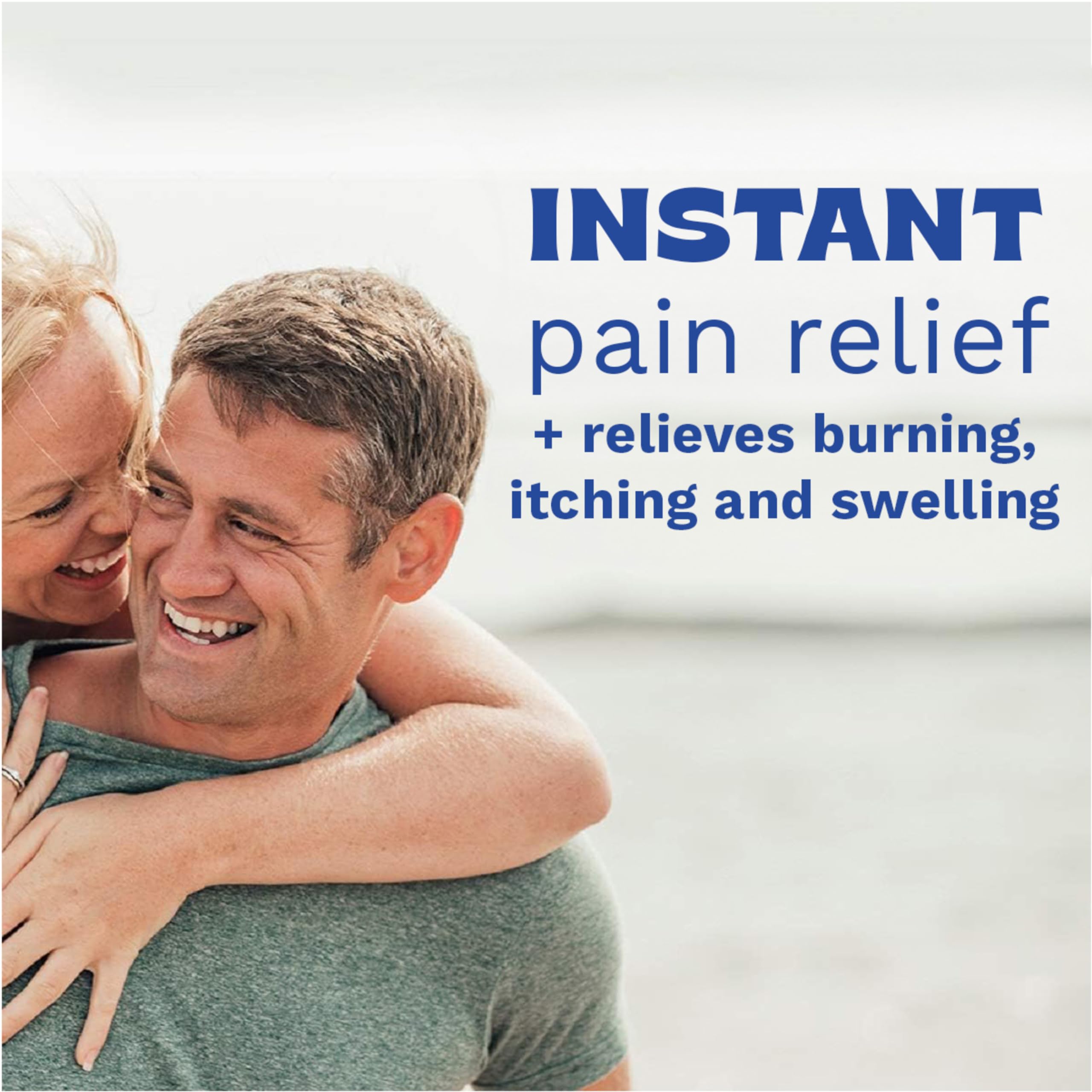 Preparation H Rapid Relief Hemorrhoid Wipes with Lidocaine, Numbing Relief for Swelling, Pain, Burning and Itching - 20 Count