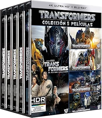 Amazon Co Jp Pack Transformers 1 5 4k Uhd Blu Ray Dvd ブルーレイ