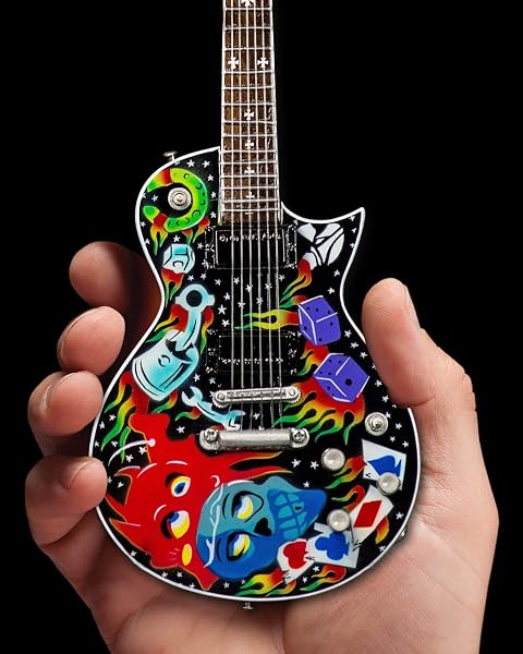 FAN MERCH CUSTOM SHOP KUSTOM KULTURE MINIATURE GUITAR REPLICA COLLECTIBLE
