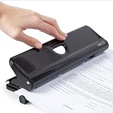 Rapesco 1054 720 4-Hole Metal Punch 22 Sheet Capacity Black view 2